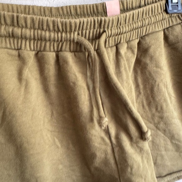 ThirdLove Green Casual Pull On Sweat Shorts Womens L Athletic Athleisure - Picture 2 of 6
